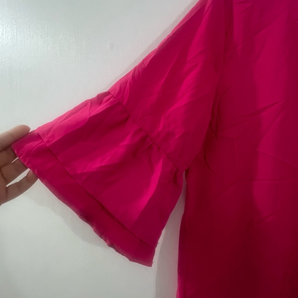 New Belongsci / Elegant Pink Midi Dress Size XL - Picture 6 of 8